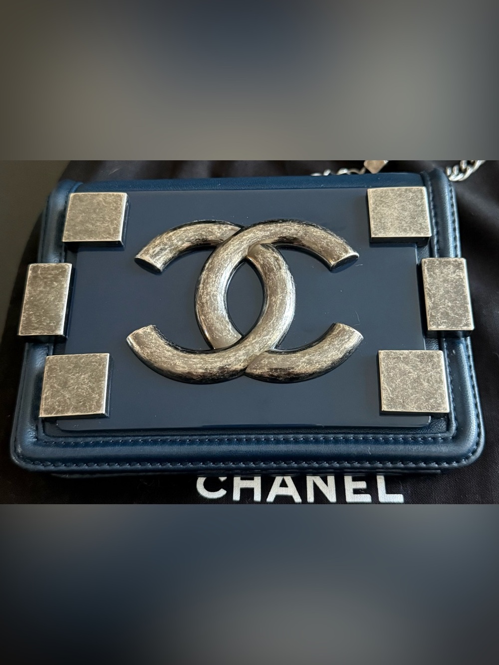 CHANEL Mini Lego Boy Bag Crossbody